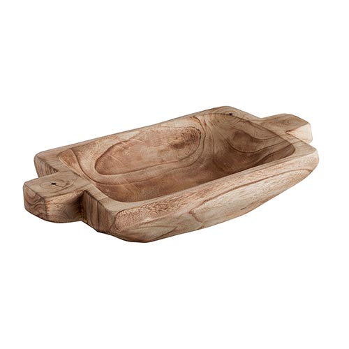 Light Wood Tray with Handle image 0