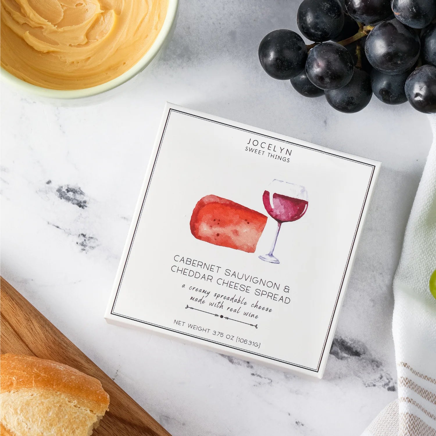 Cabernet Sauvignon Cheese Spread