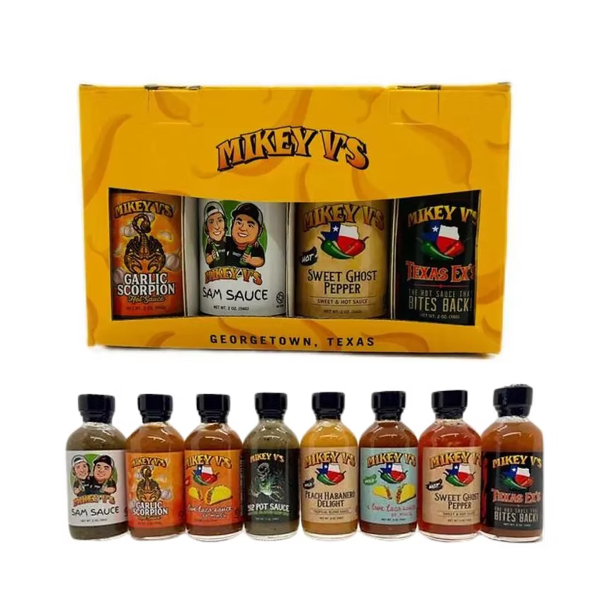 Mikey V's Mini Hot Sauce Sampler 8-pack