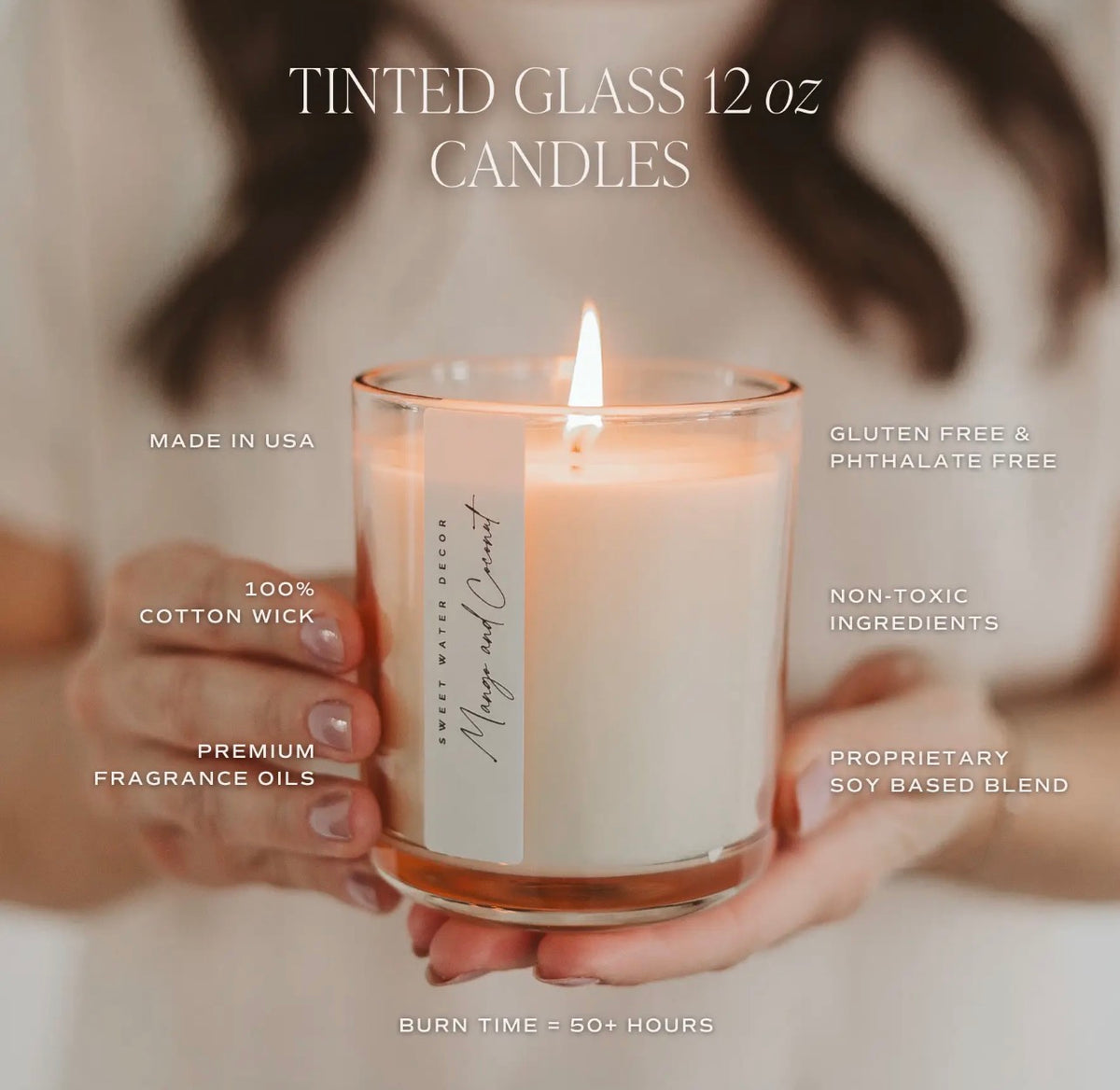 Sandalwood Rose 12 oz | Soy Candle