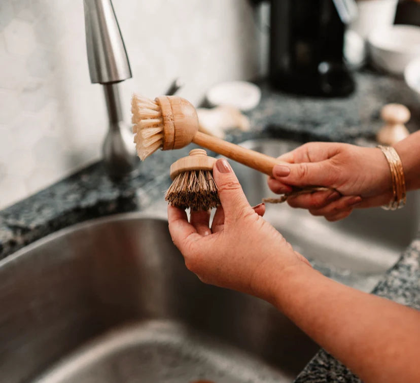 Bamboo Dish Brush with Replaceable Head